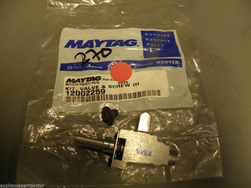 Whirlpool Maytag Stove 12002259 Burner Valve Kit NEW IN BOX Whirlpool Maytag Stove 12002259 Burner Valve Kit NEW IN BOX